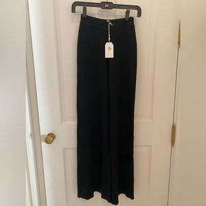 The Westside Black Joanna Lurex Pant